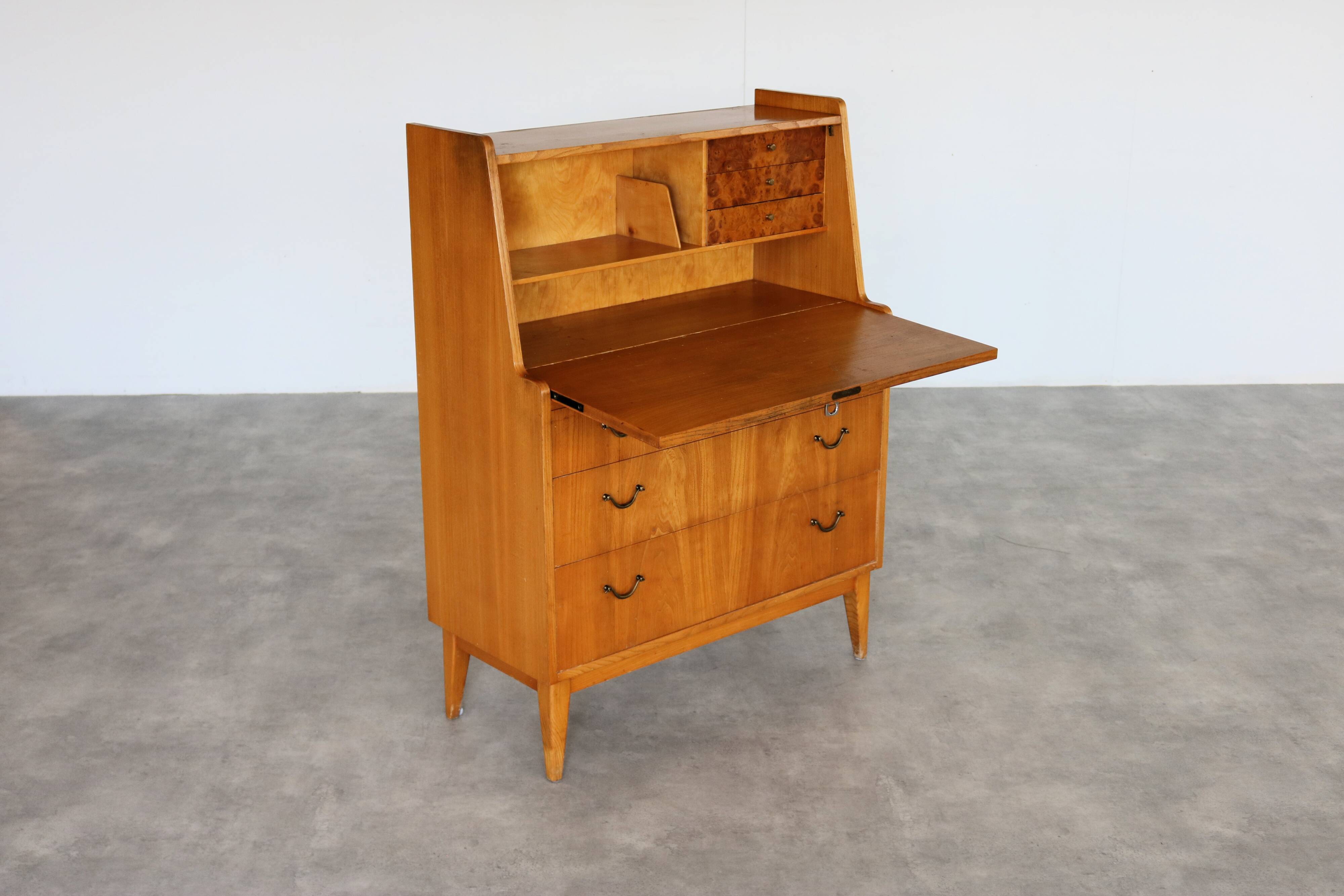 vintage secretary | desk | cupboard | Swedish