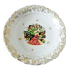 B&C° Bernardaud Limoges fruit bowl with golden frieze, Japanese decor, 24cm N56