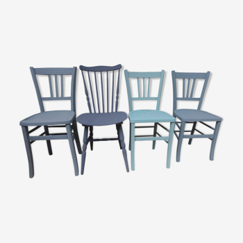 Set of four vintage chairs