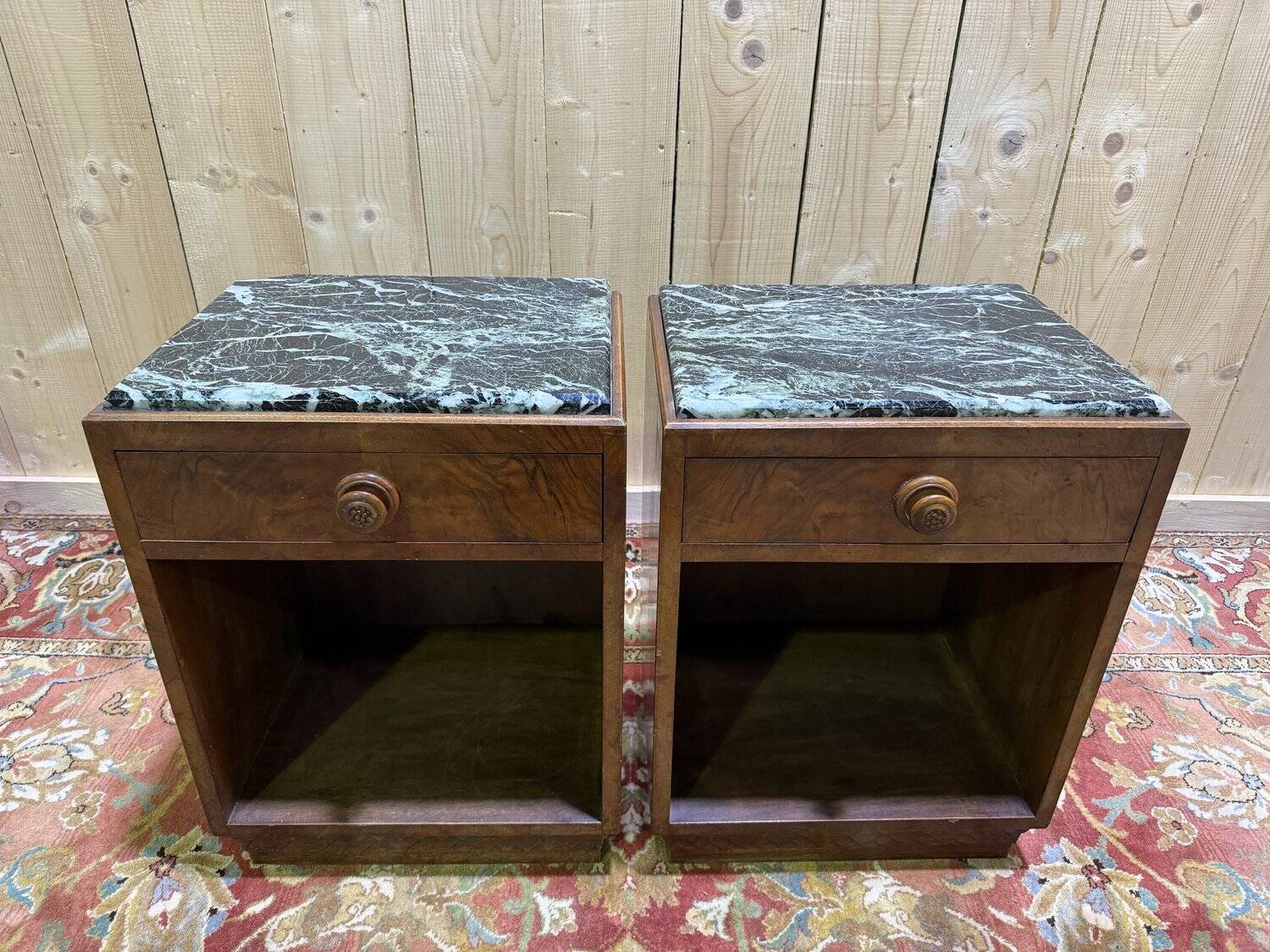 Pair of Art Deco bedside tables