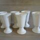 6 mazagrans/ mugs in white porcelain