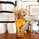 Vase en pâte de verre La Rochère