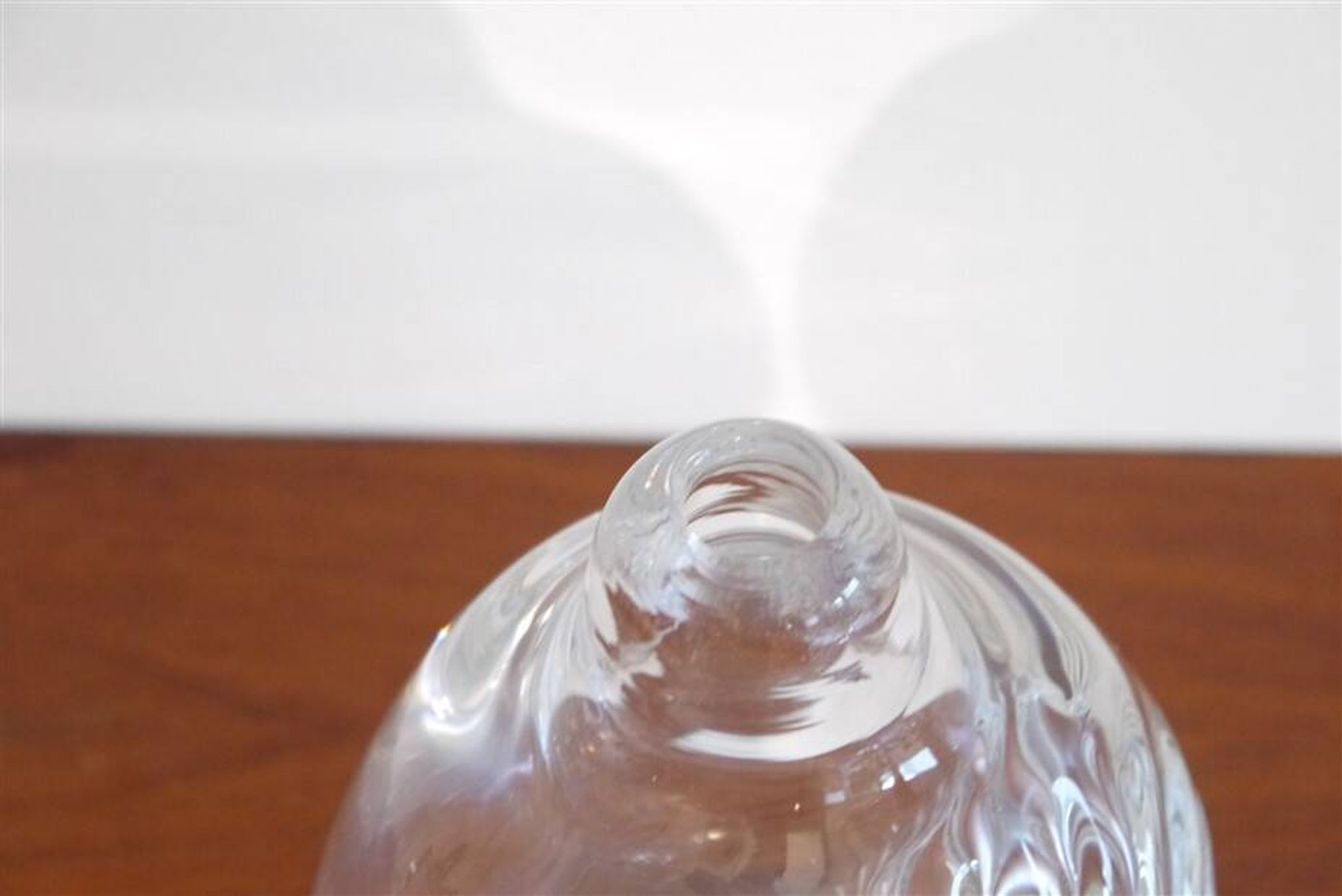 Vase finlandais en verre souflé 1960