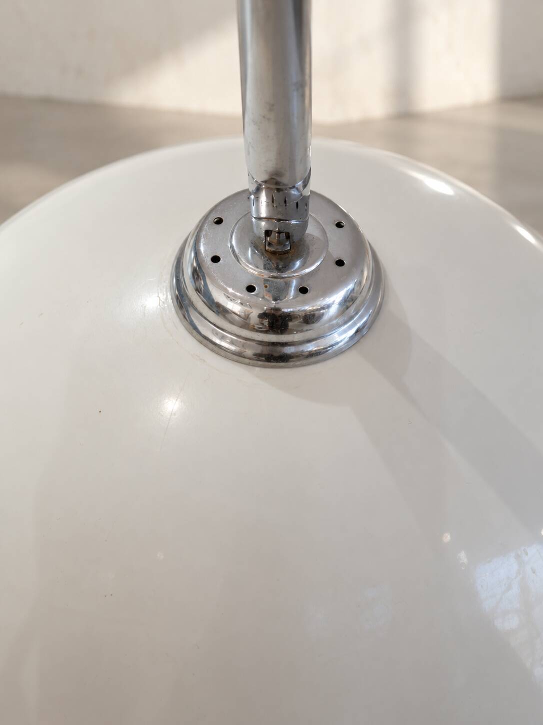 Arc floor lamp with marble base design