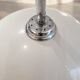 Arc floor lamp with marble base design
