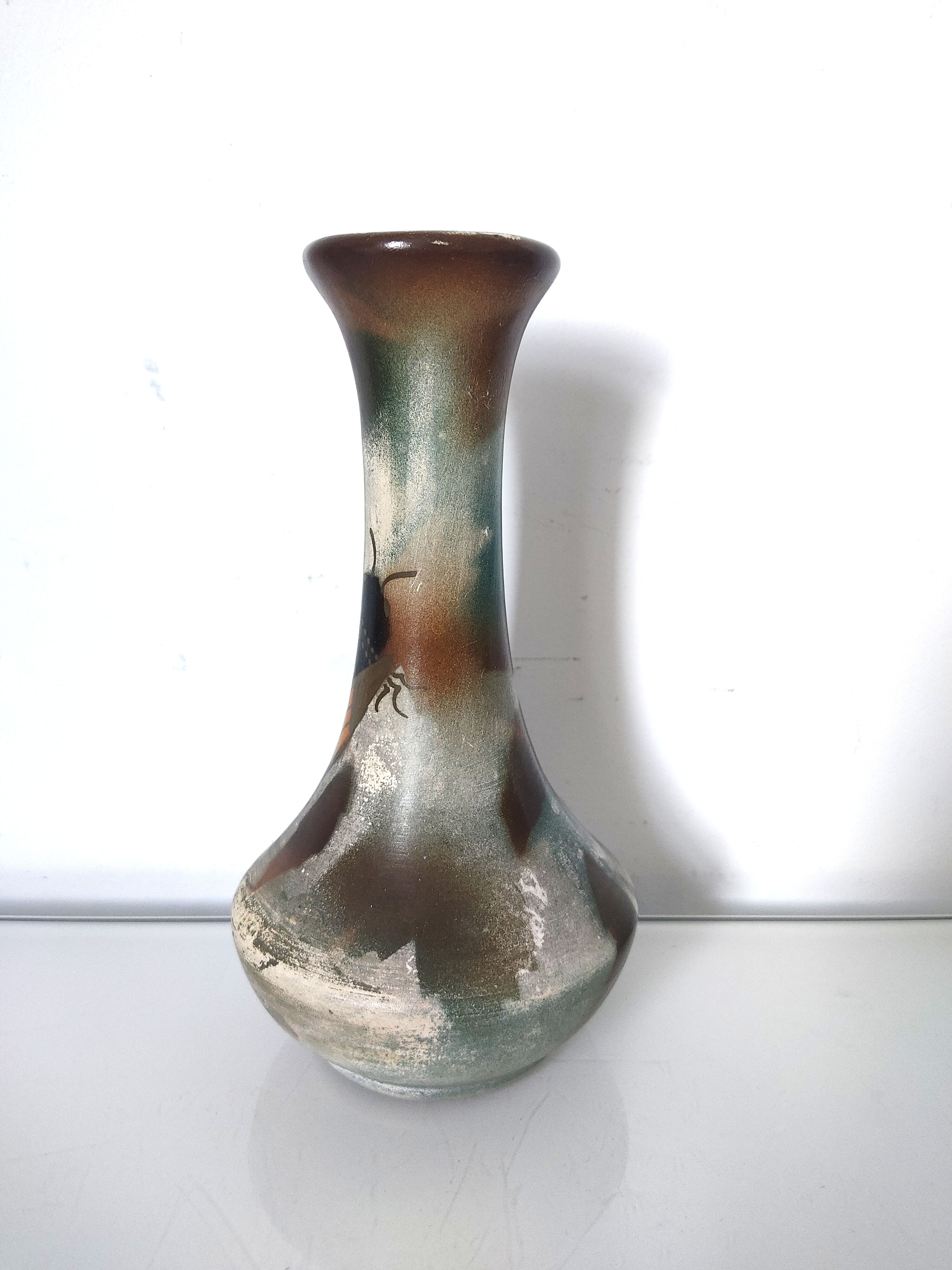 Cicada ceramic vase
