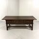Table basse espagnole antique brutaliste