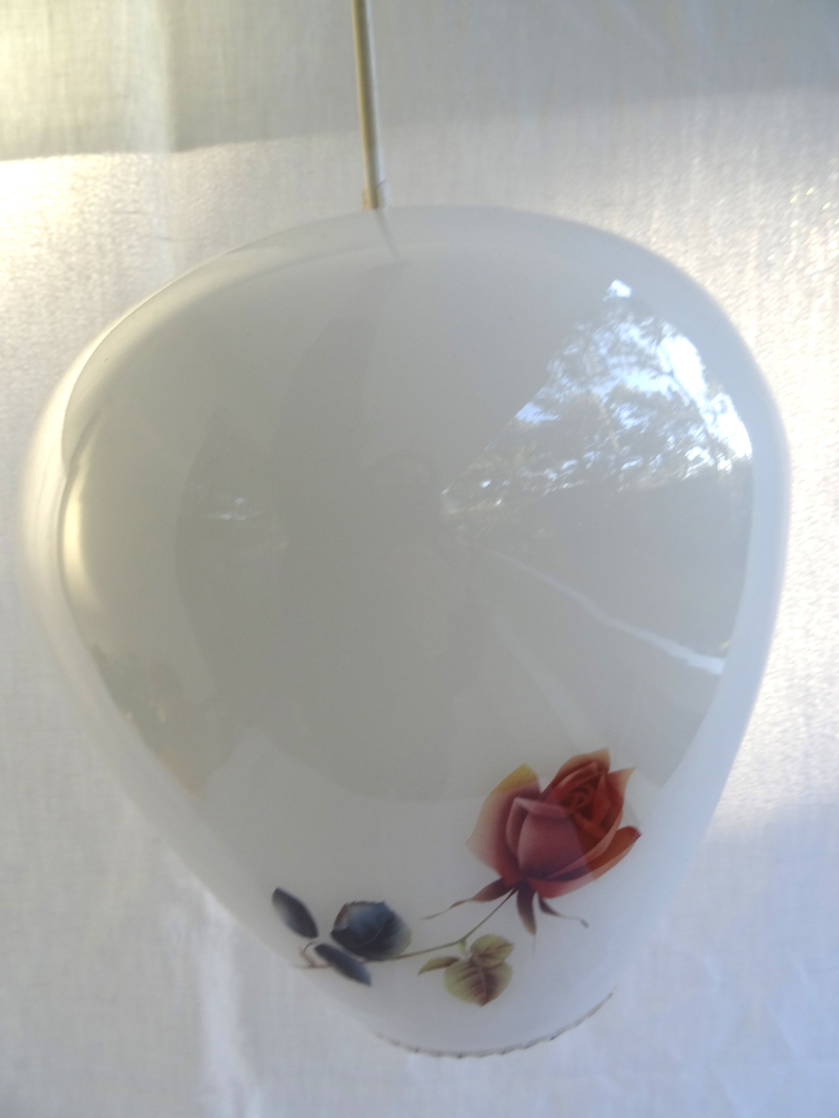 Rare hanging in white opaline