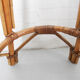 Set of 2 Vintage Bar Stool in Rattan and Bamboo, 1960s