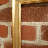 Golden rectangular frame