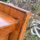 Commode en rotin et bois vintage