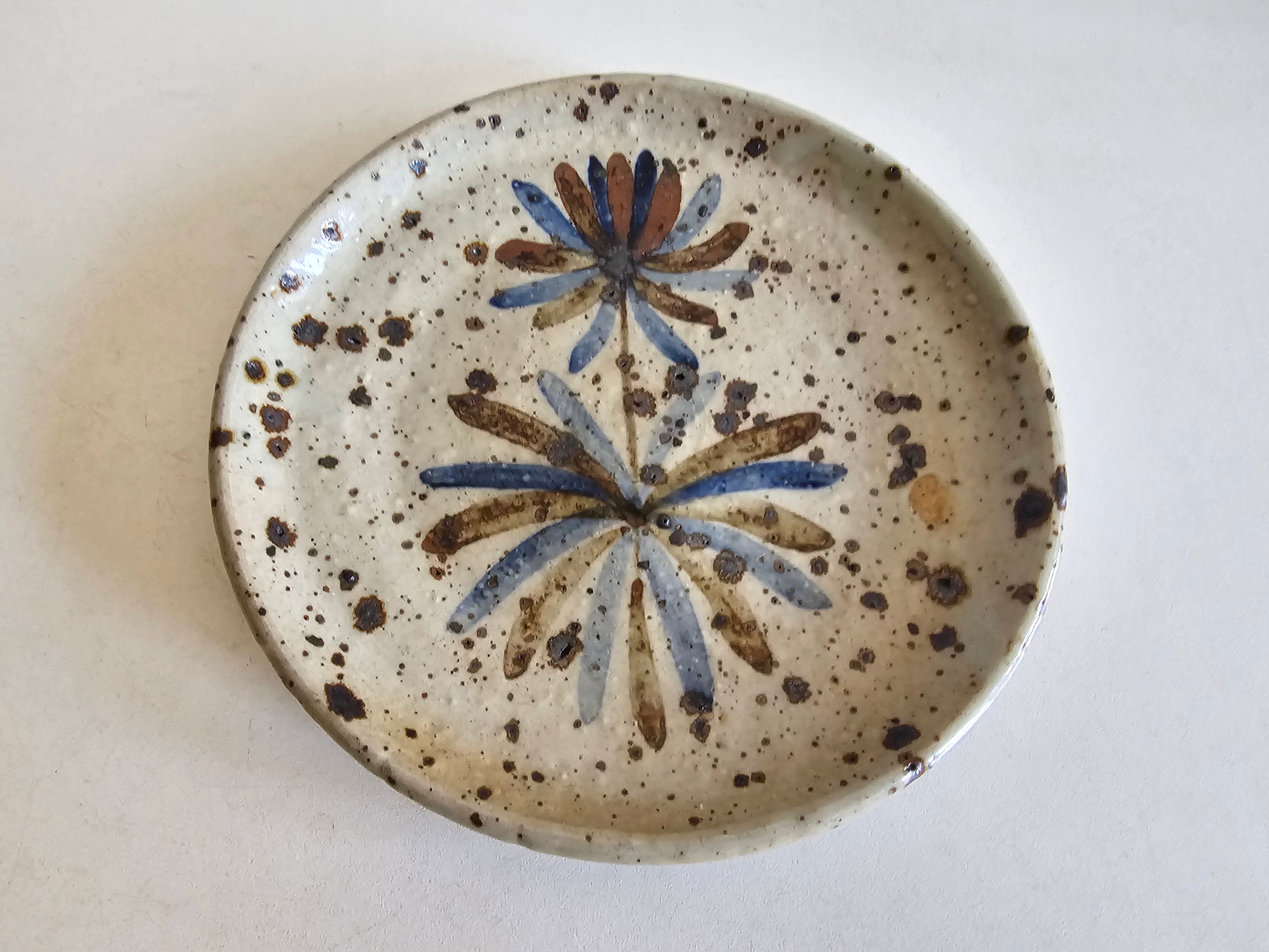 Ceramic plate in the style of Suzanne Dauliach - Gustave Reynaud