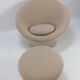 Mushroom armchair with pouf by Pierre Paulin for Artifort, Pierre Frey