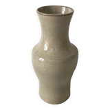 Beige Stoneware Vase