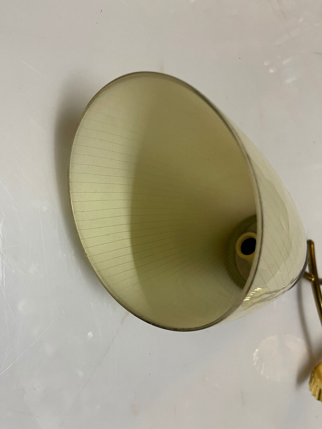 Italian Glass Brass Sconces in the Style of Stilnovo 1960’s