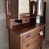 Coiffeuse commode victorienne, Miroirs triptiques, UK, 1900