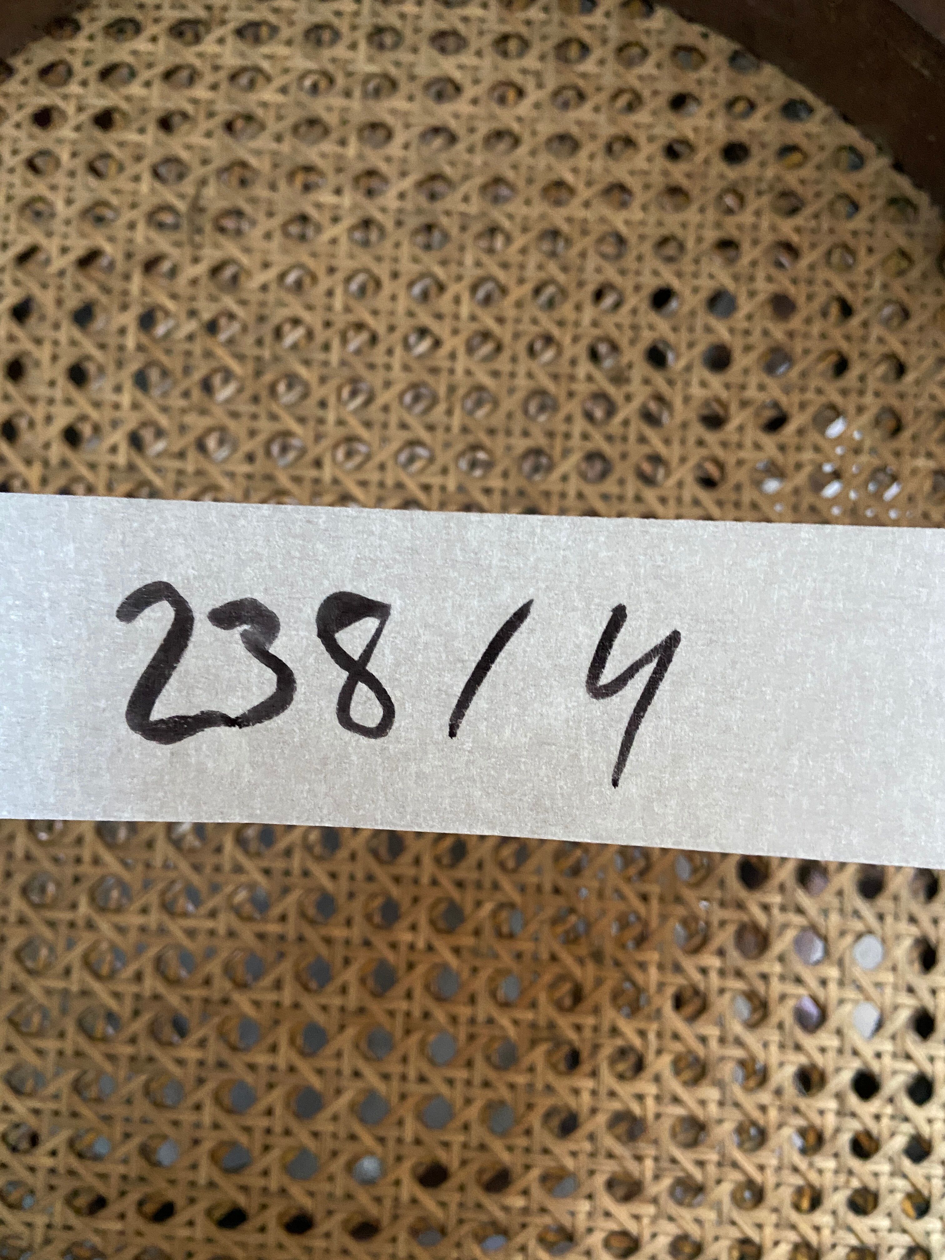 Set of 4 Mismatched pramed wood coffee bistro chairs