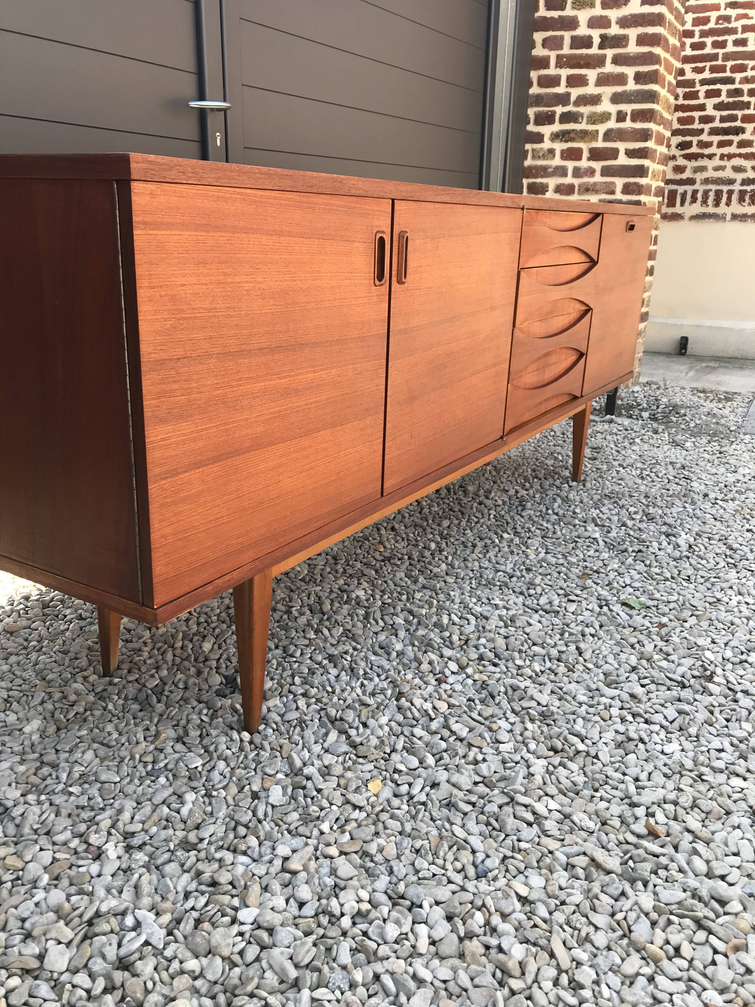 Eros row in scandinavian design teak