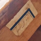 Light wood bridge armchair