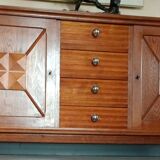 Sideboard 1940 France Brutalist style Charles Dudouyt