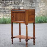Bedside table, curtain bedside table, marble bedside table