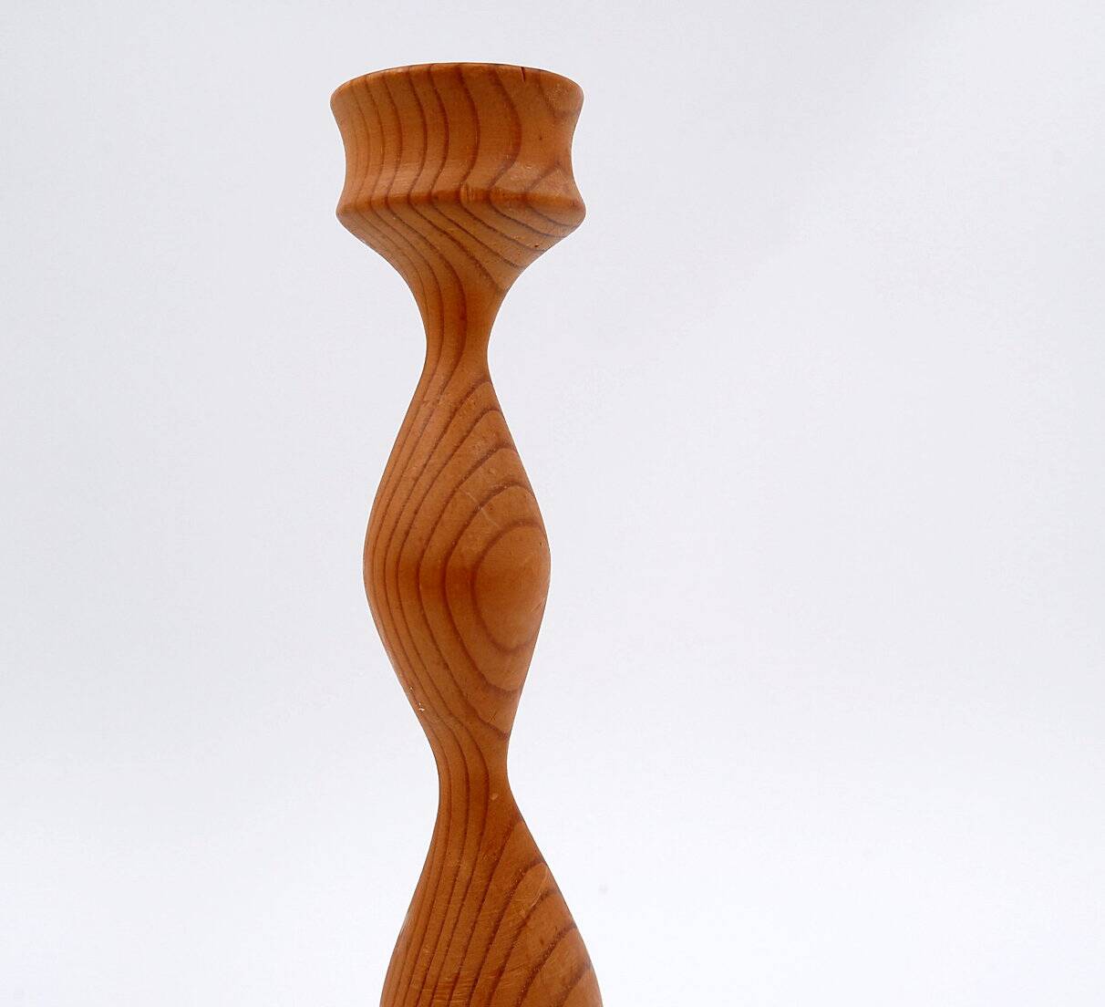 Wooden candle holder