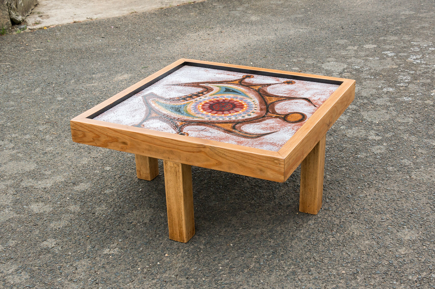 Coffee table of Jacques Poussine of Sant Vicens workshops