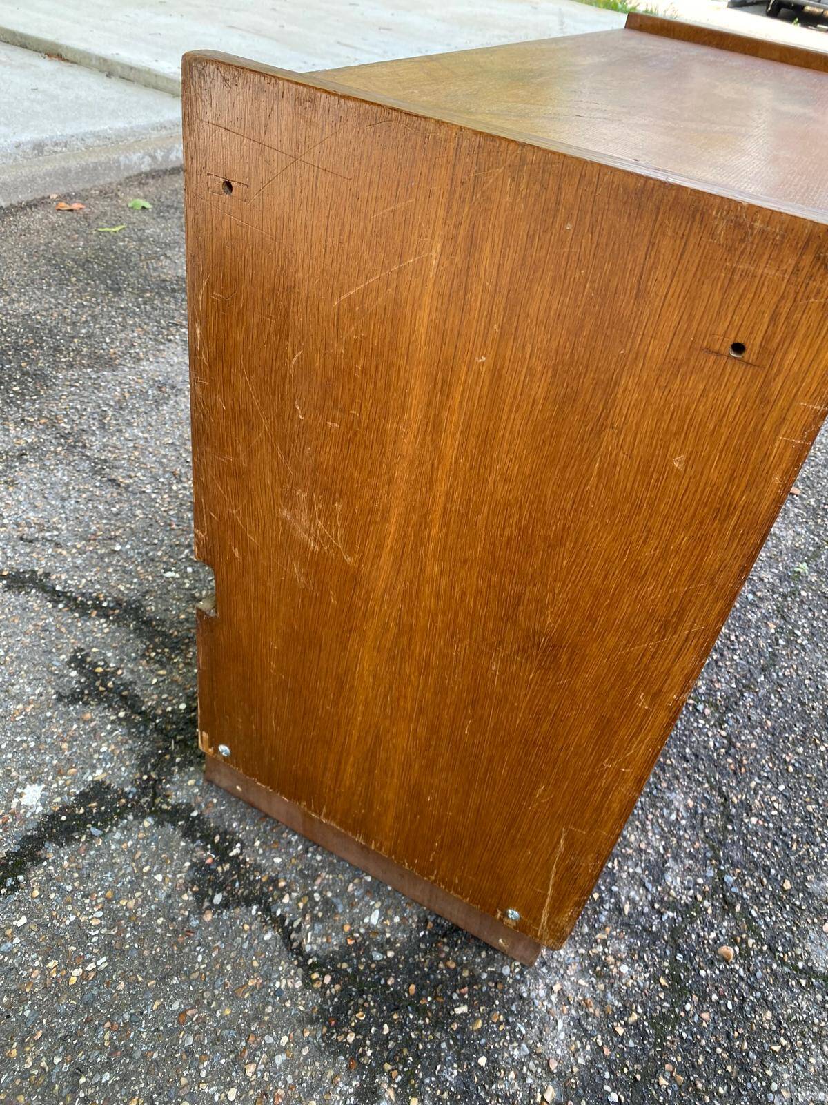 Scandinavian wooden shelf from the 70s and 60s