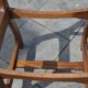6 solid oak and straw chairs Guillerme et Chambron