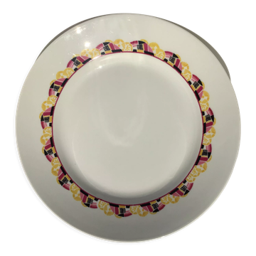 Hollow dish Limoges porcelain art deco