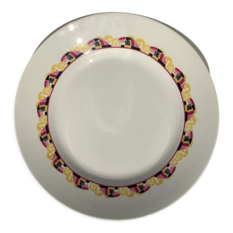 Hollow dish Limoges porcelain art deco