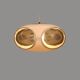 Space age bug eye UFO ceiling lamp *** Massive *** white model *** Belgium