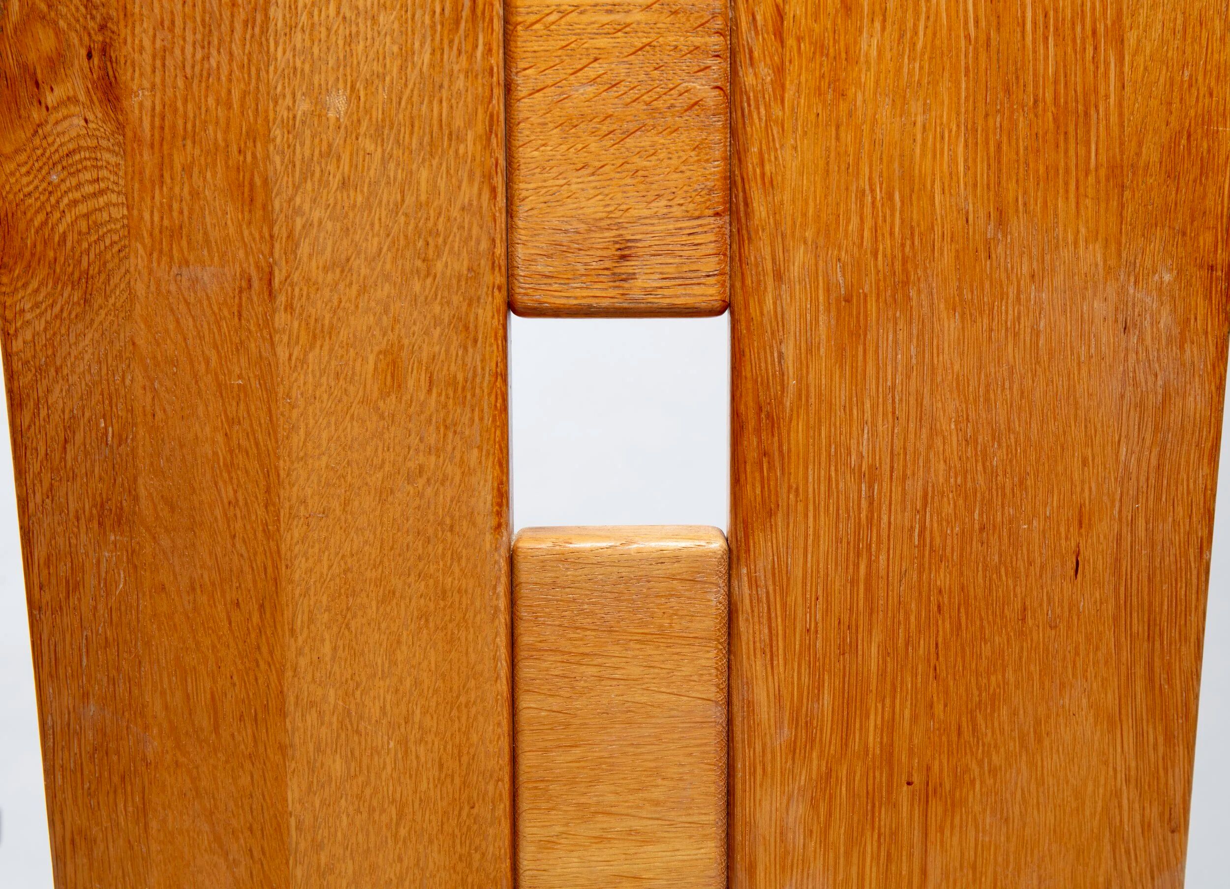 Pair of wooden chairs "Plank original".