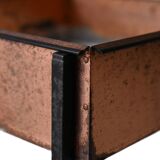 Vintage metal planter