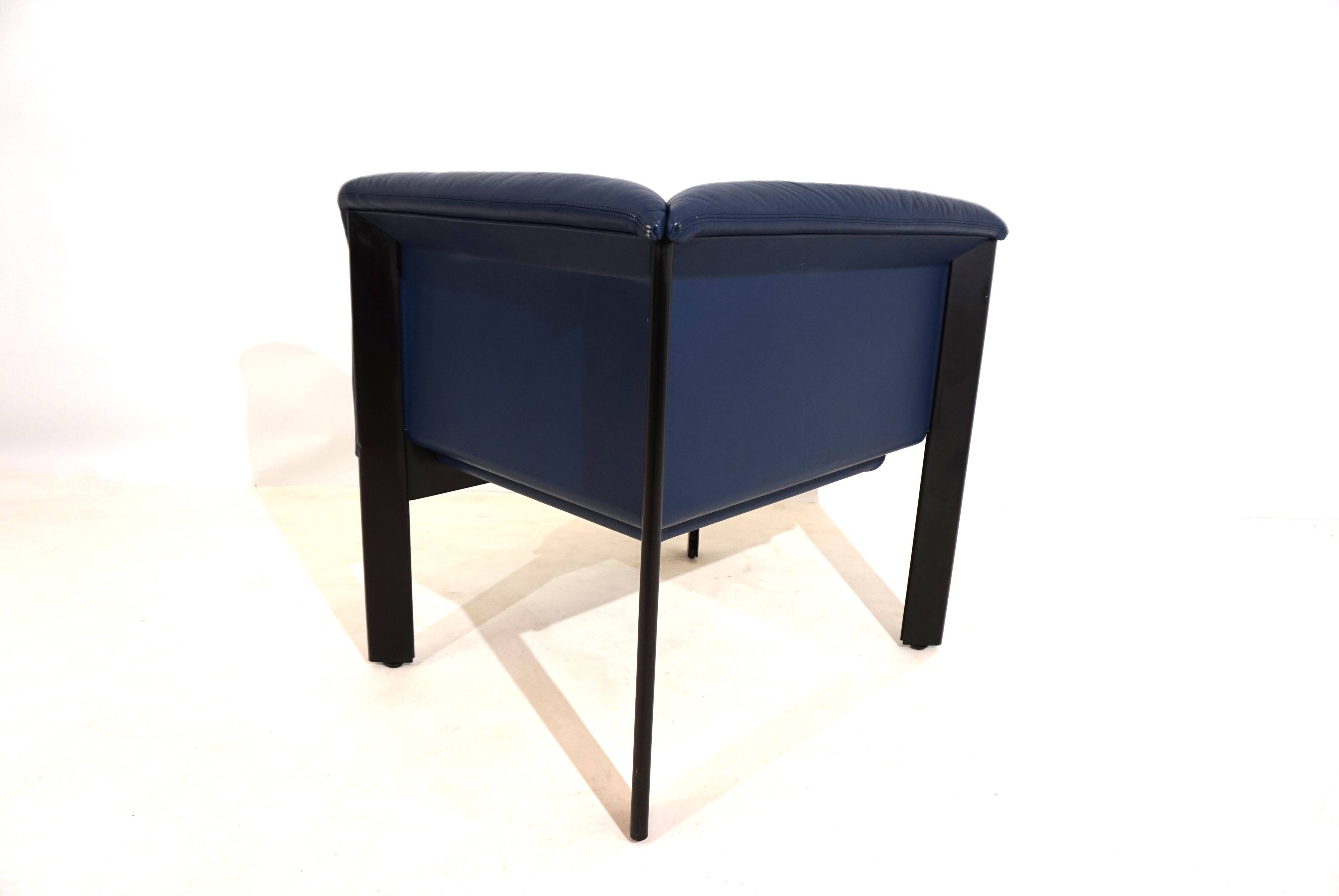 Fauteuil en cuir Poltrona Frau Interlude de Marco Zanuso