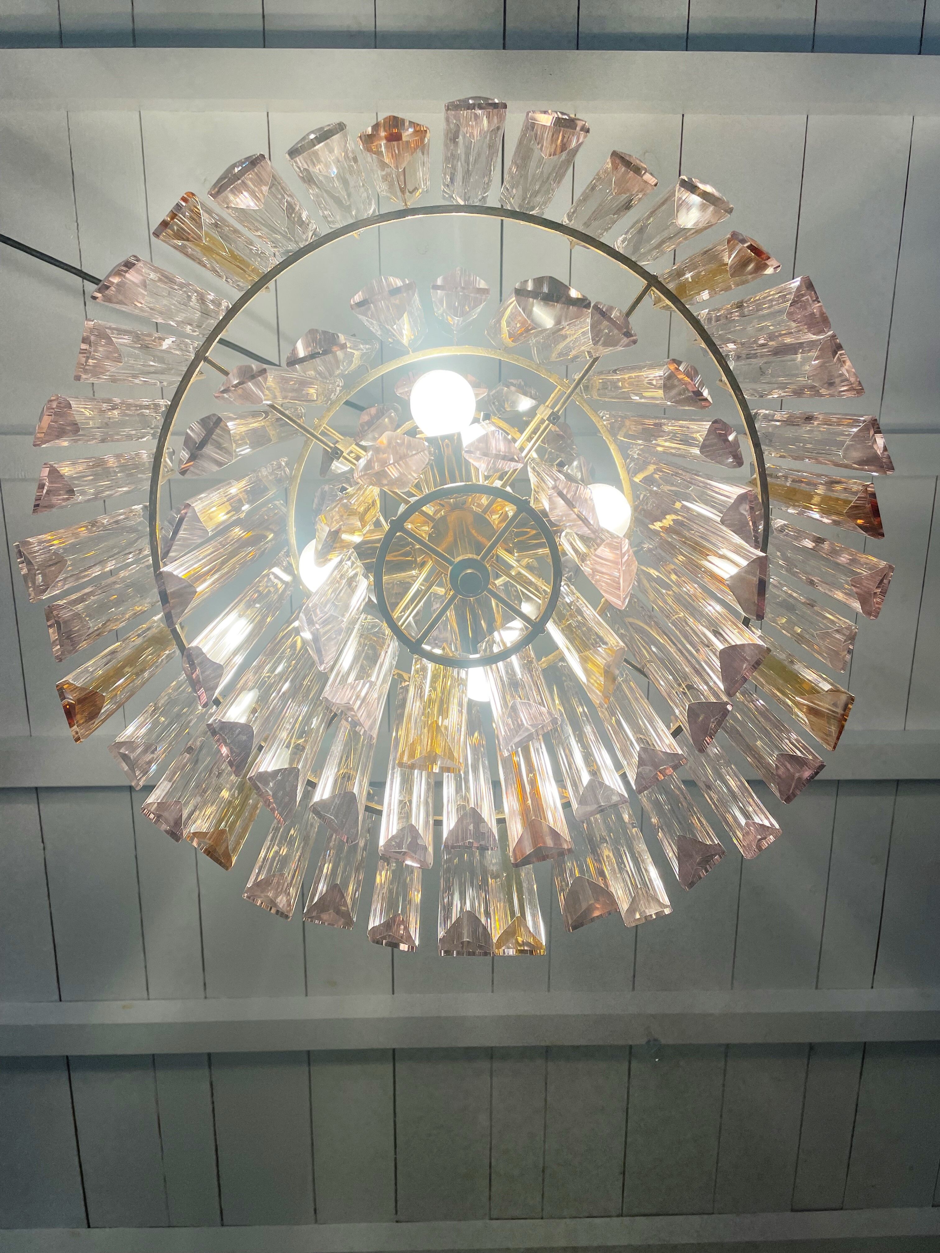 Vintage Paolo Venini chandelier, 1970s