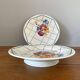 Pair of antique petits fours dishes in Choisy-le-Roi earthenware.