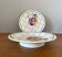 Pair of antique petits fours dishes in Choisy-le-Roi earthenware.