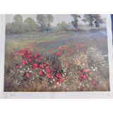 Lithograph by J.C. Resche, print 89/220.