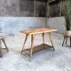 Vintage rattan coffee table