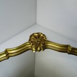 Baroque-style gold mirror 62 cm by 45 cm