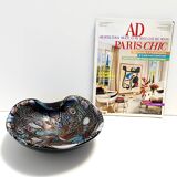 Black Murano Glass "Tutti Frutti" Ashtray / Vide-Poche attr. to Avem