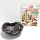 Black Murano Glass "Tutti Frutti" Ashtray / Vide-Poche attr. to Avem