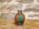 Glass bottle by Jean-Michel Operto in Biot
