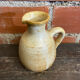 Old Pichet JEAN MARAIS Glazed Stoneware Beige France Vintage #D781