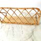 Beautiful vintage rattan and natural bamboo shelf from the 60s