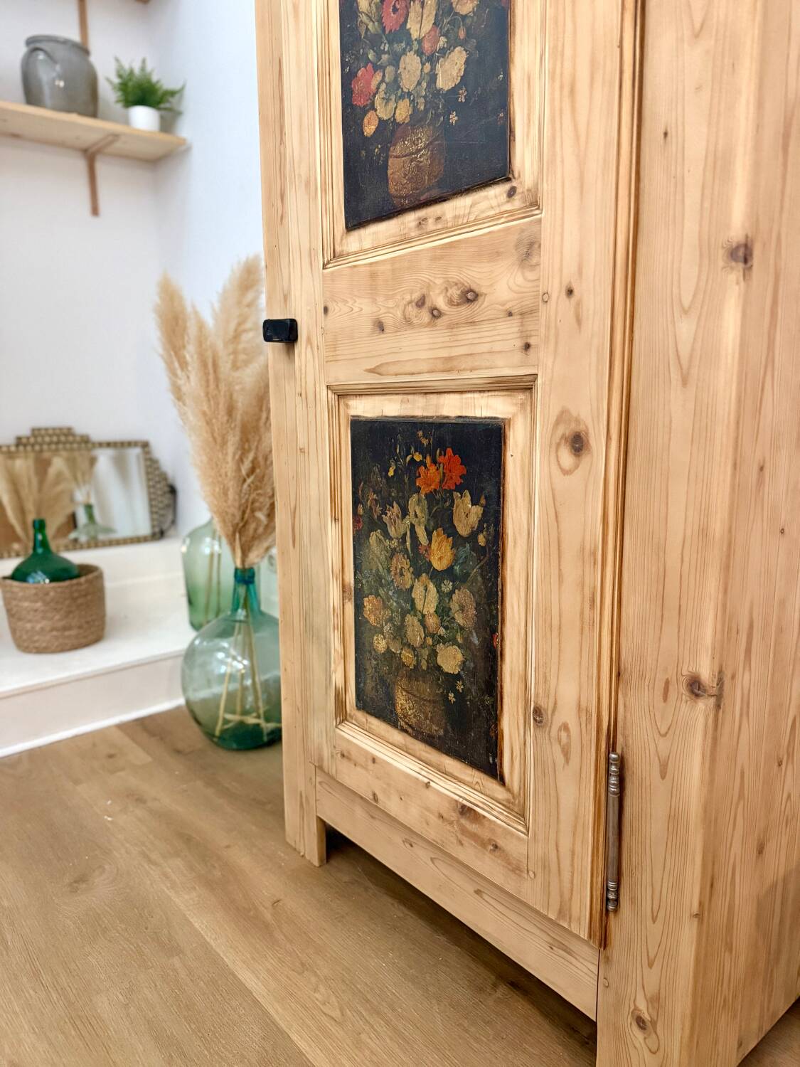 Solid wood cupboard