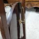 Folding mahogany cake stand