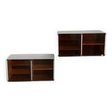 Vintage modular aluminum wall unit — 60s-70s