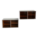 Vintage modular aluminum wall unit — 60s-70s